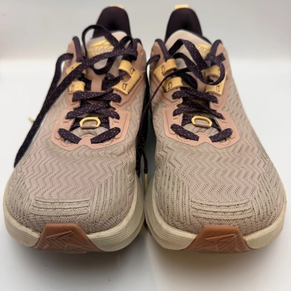 Altra Experience Wild Womens 11 Trail Running Shoes Tan Purple ALOA85QD923